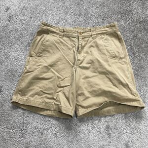 The North Face Chino Shorts Mens 32 Brown Flat Front Cotton Casual Outdoor 34x8